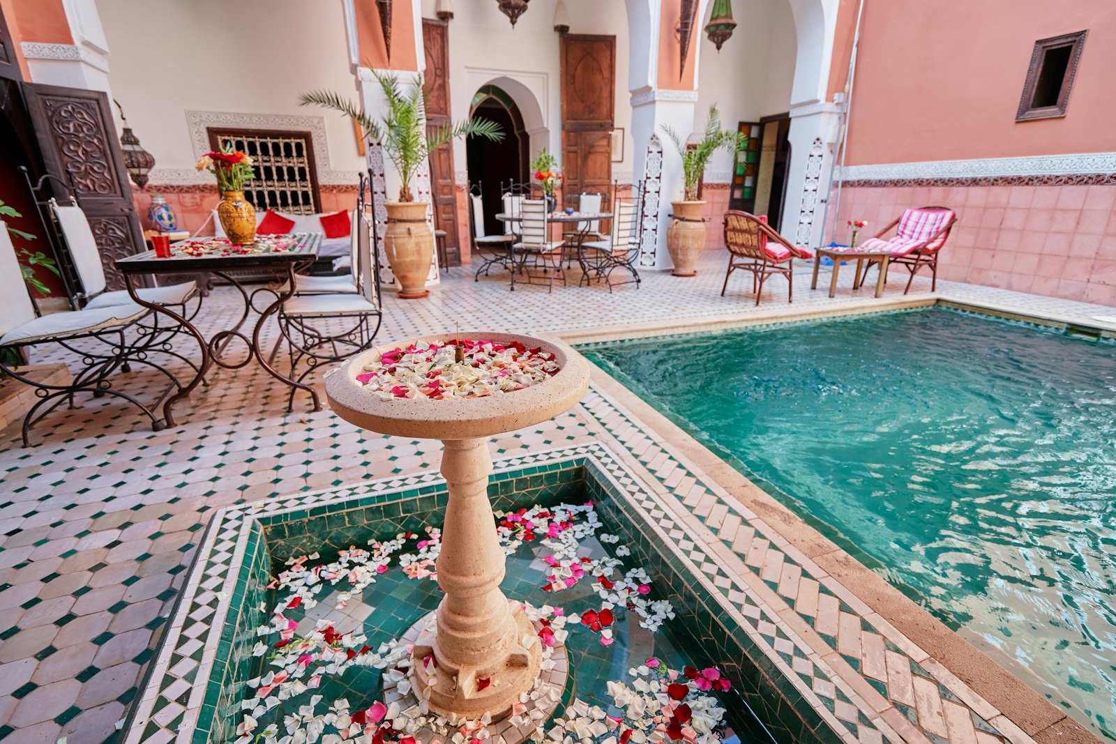 Traditional Moroccan riad