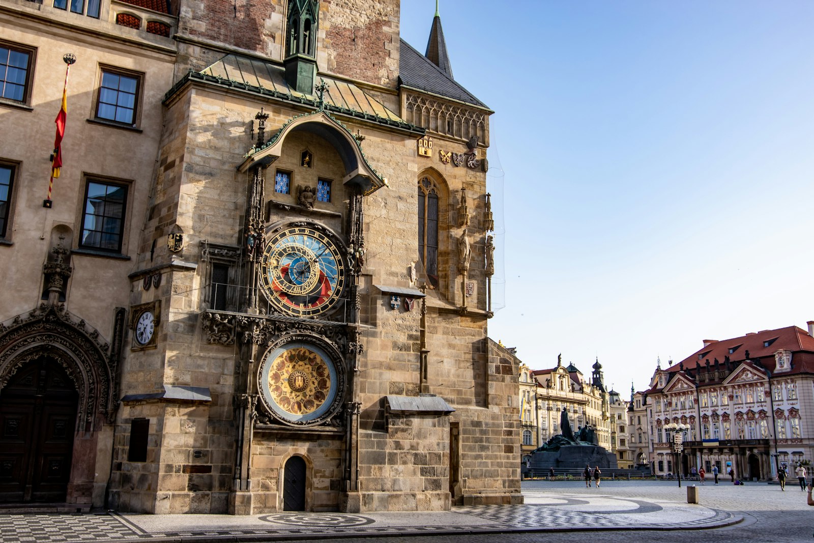Astronomical clock in Prague's Old Town Square