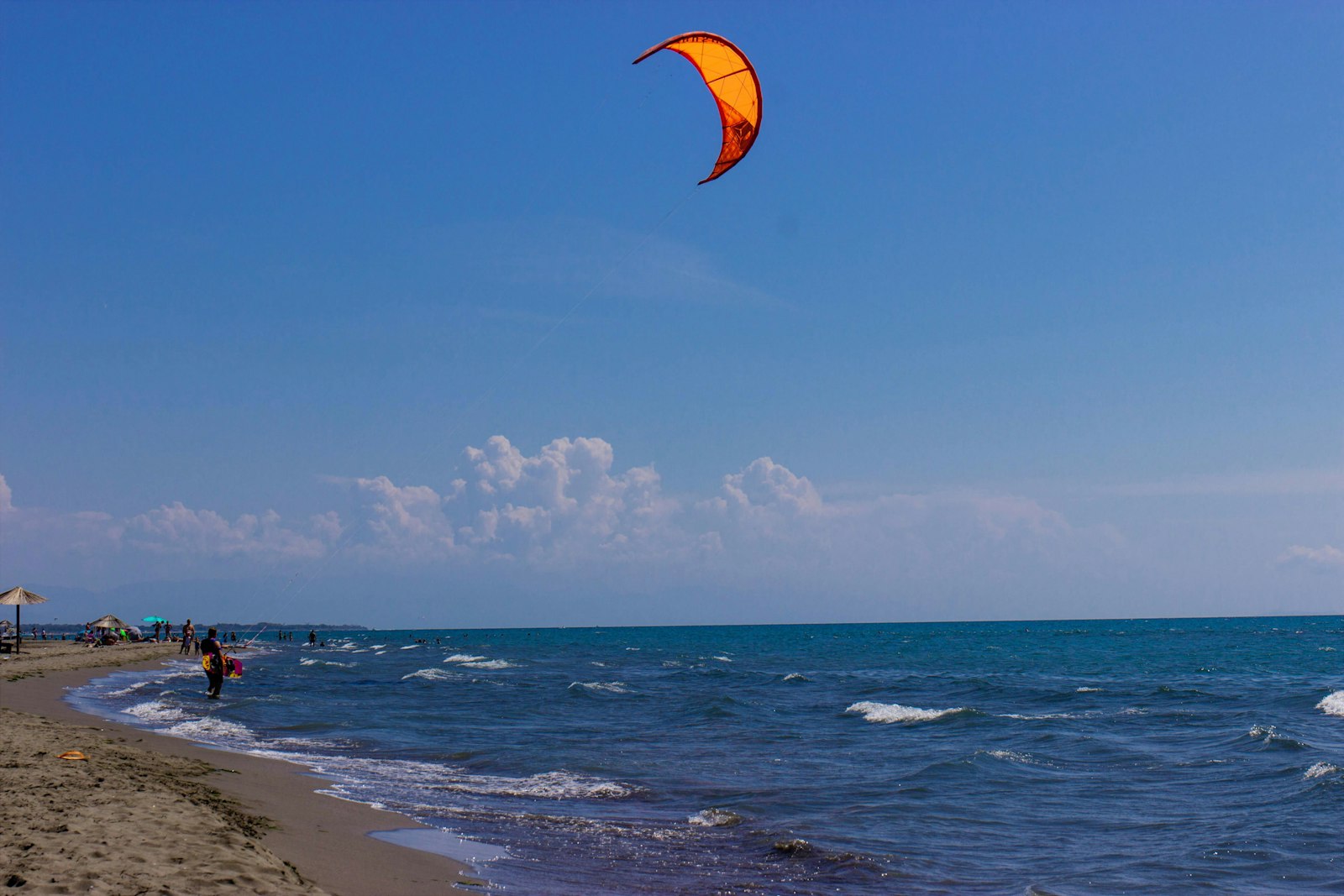 Kitesurfen an der Velika Plaza