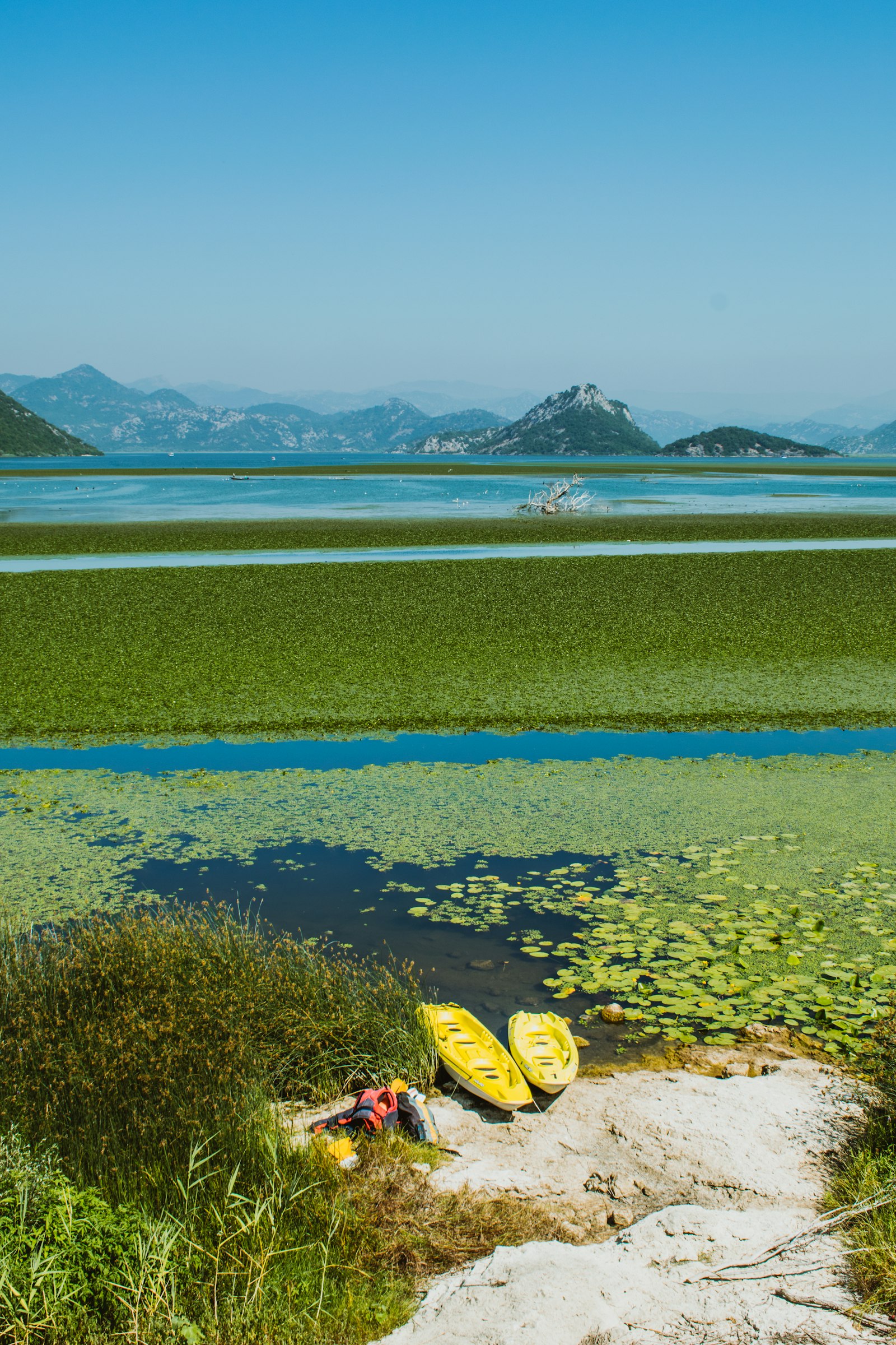Kajakfahren auf dem Skutarisee