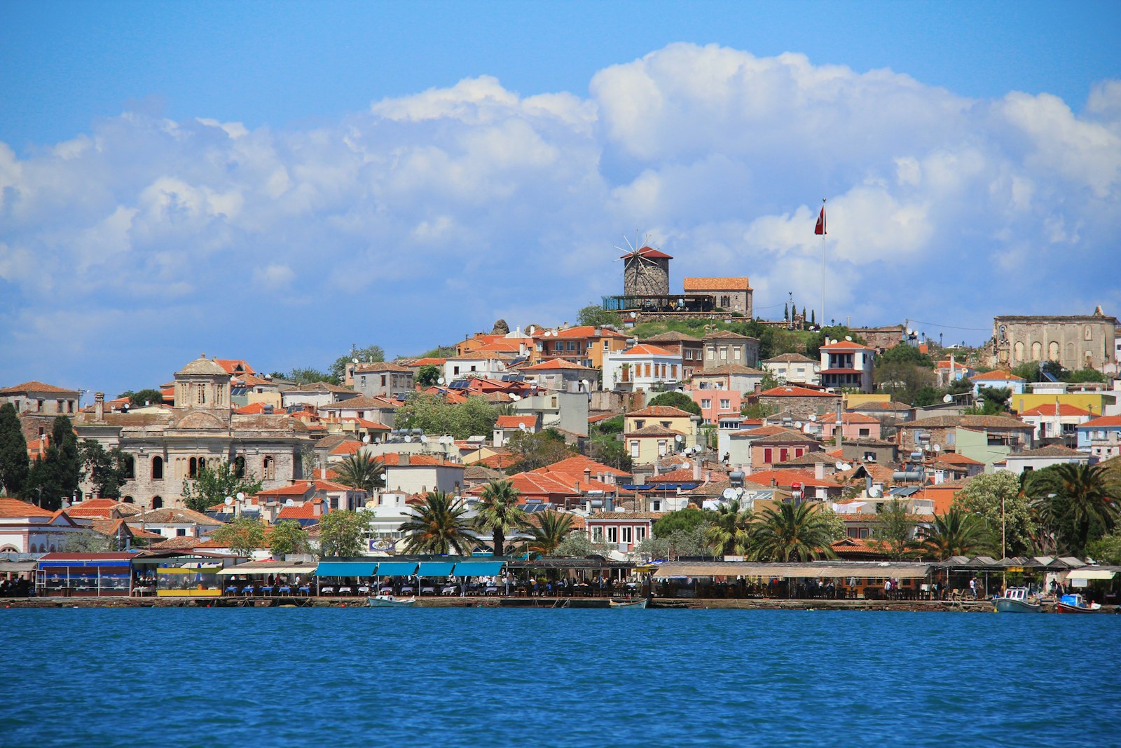 Ayvalık, on Balıkesir's Aegean coast, is known for its old stone houses, olive groves and seafront cafés.