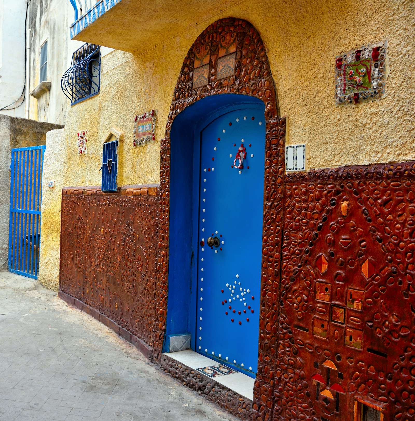 Islamic-inspired doorway in the Kasbah of Mazara del Vallo