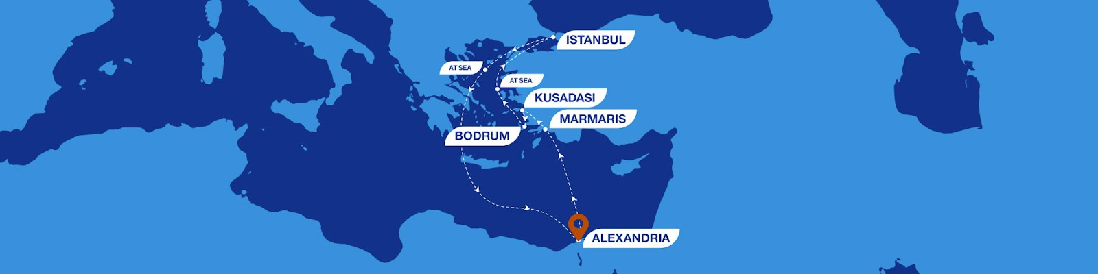 8 Nächte ab Alexandria entlang der türkischen Küste-Route
