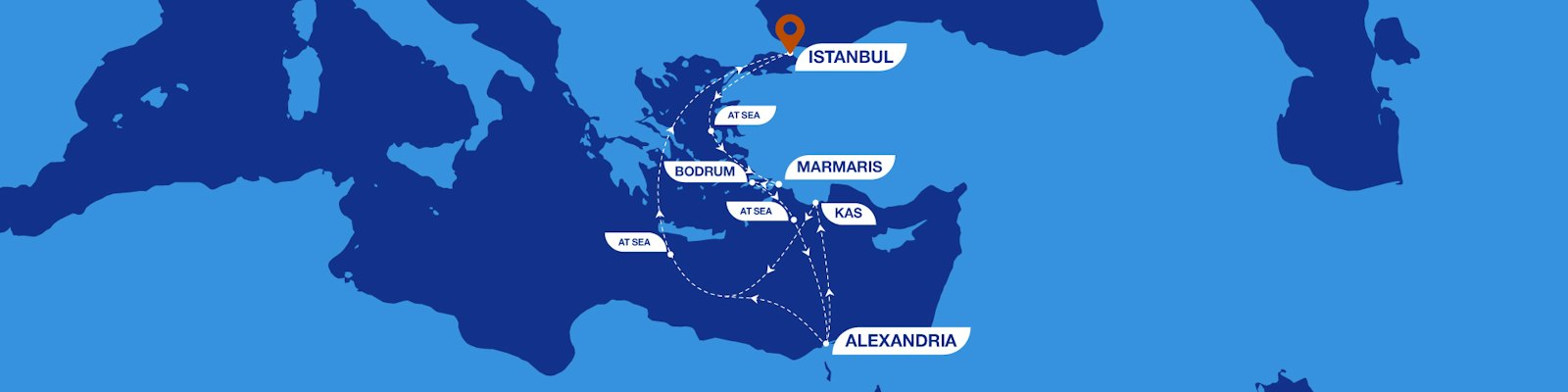 8 Nächte Mittelmeerflair in Marmaris, Alexandria und Kaş-Route