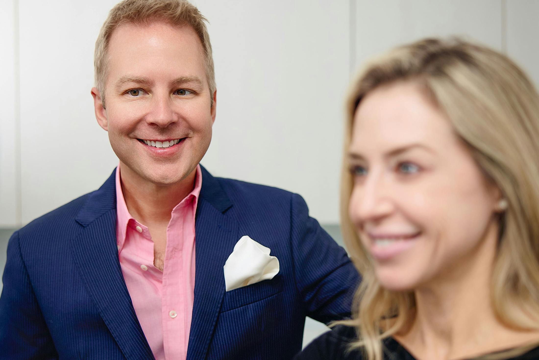 Dr. Connor with female patient and they are both smiling