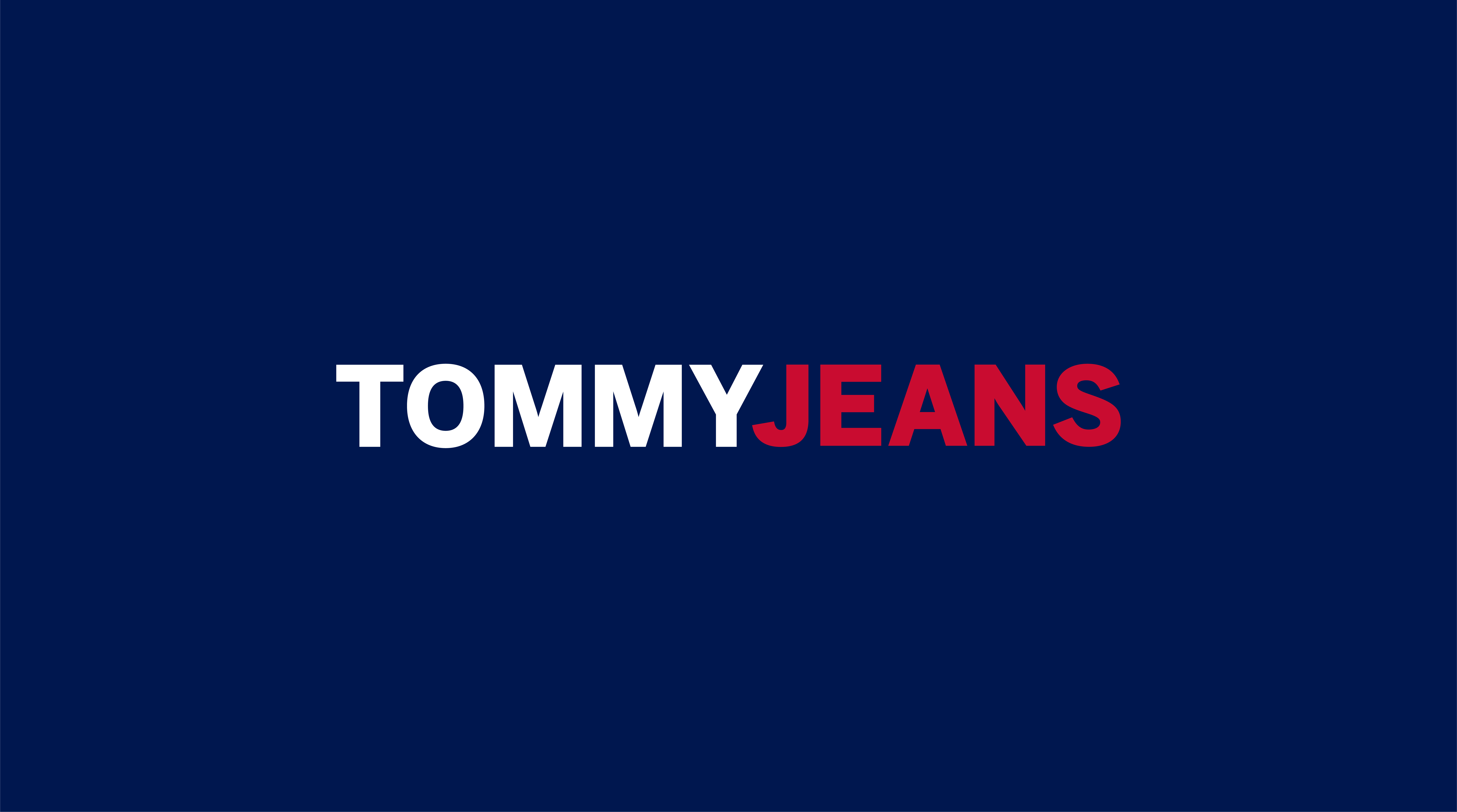 tommy logo jeans