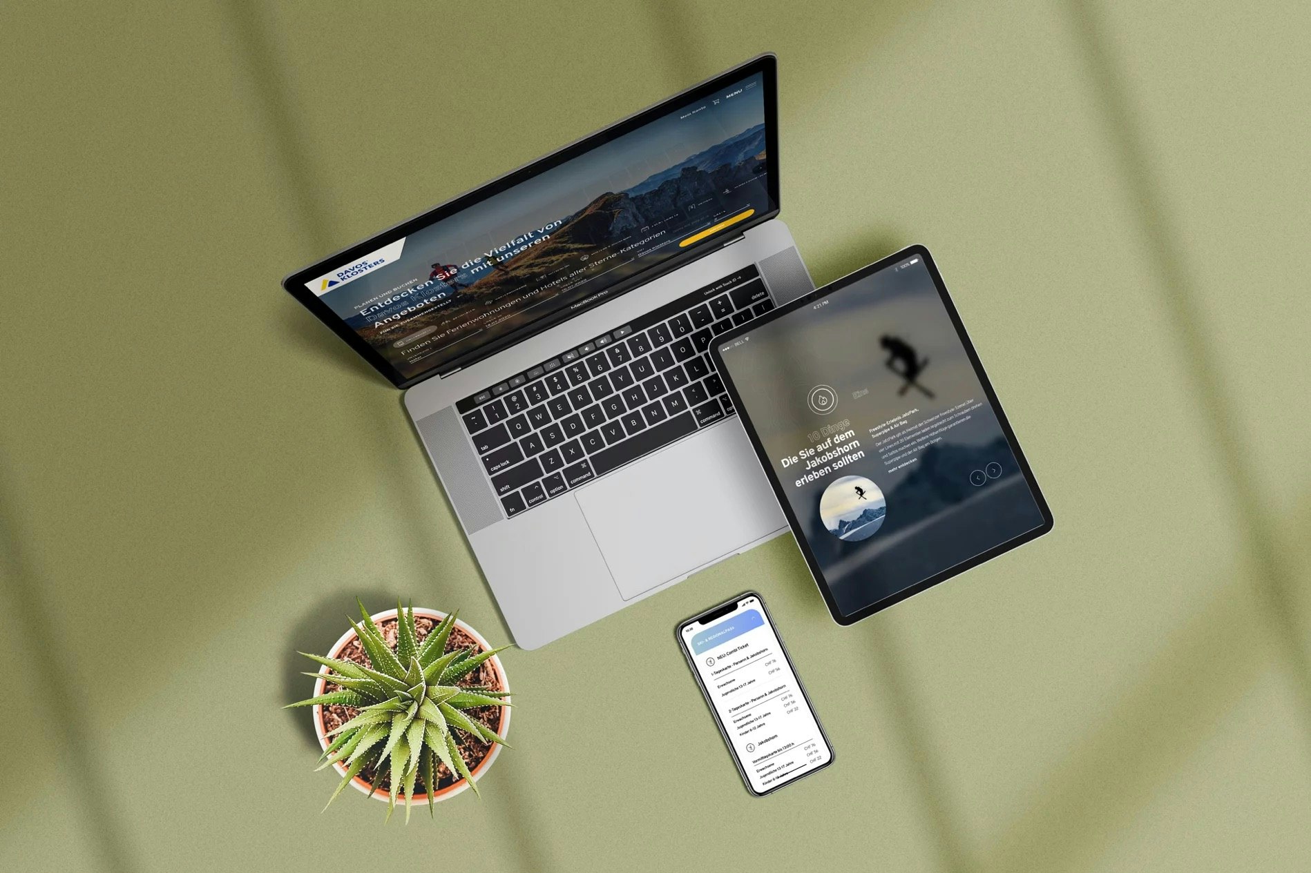 Davos Klosters Digital Products on Mac, iPhone and iPad