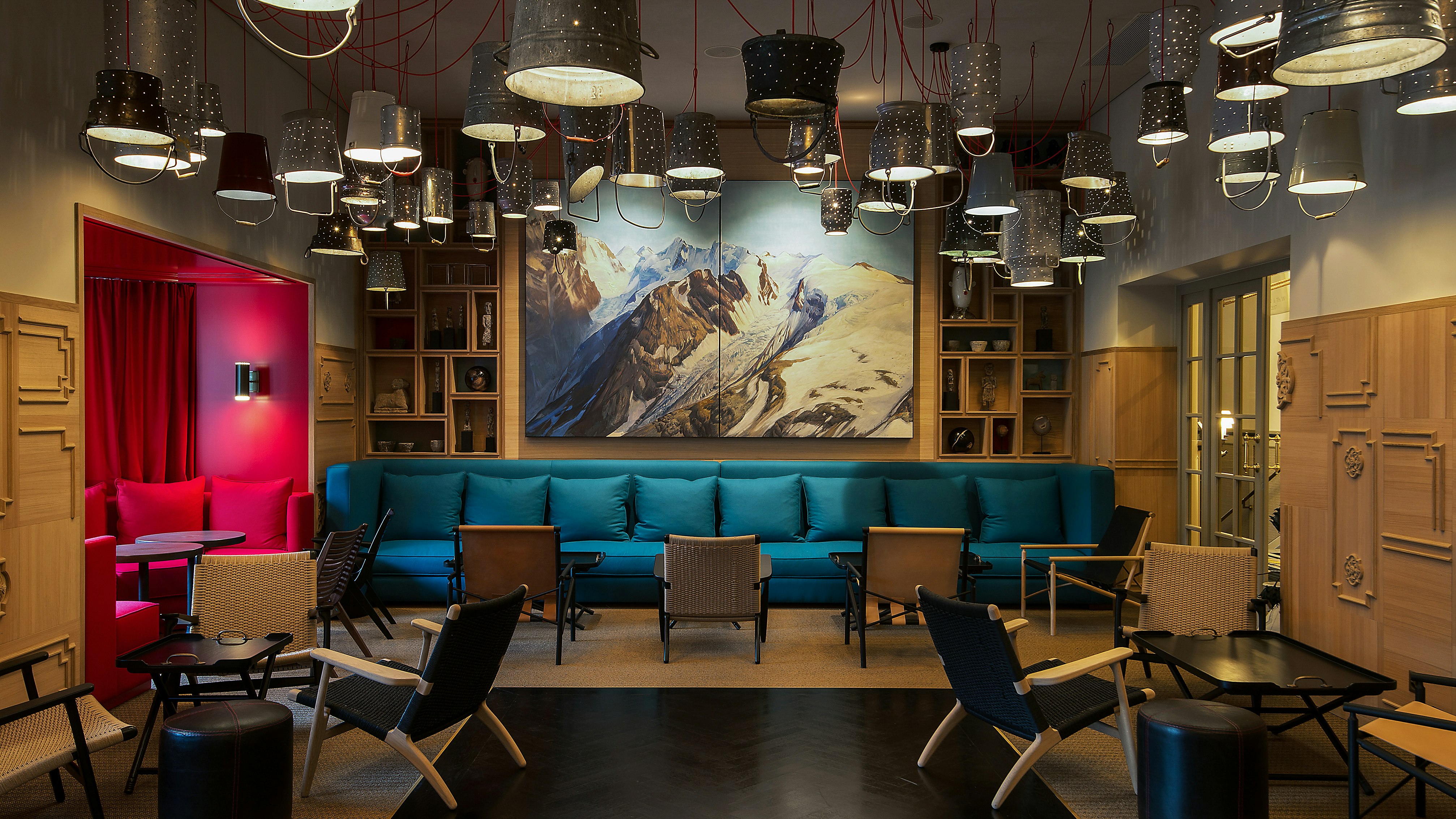 Lounge Hotel Walther Pontresina