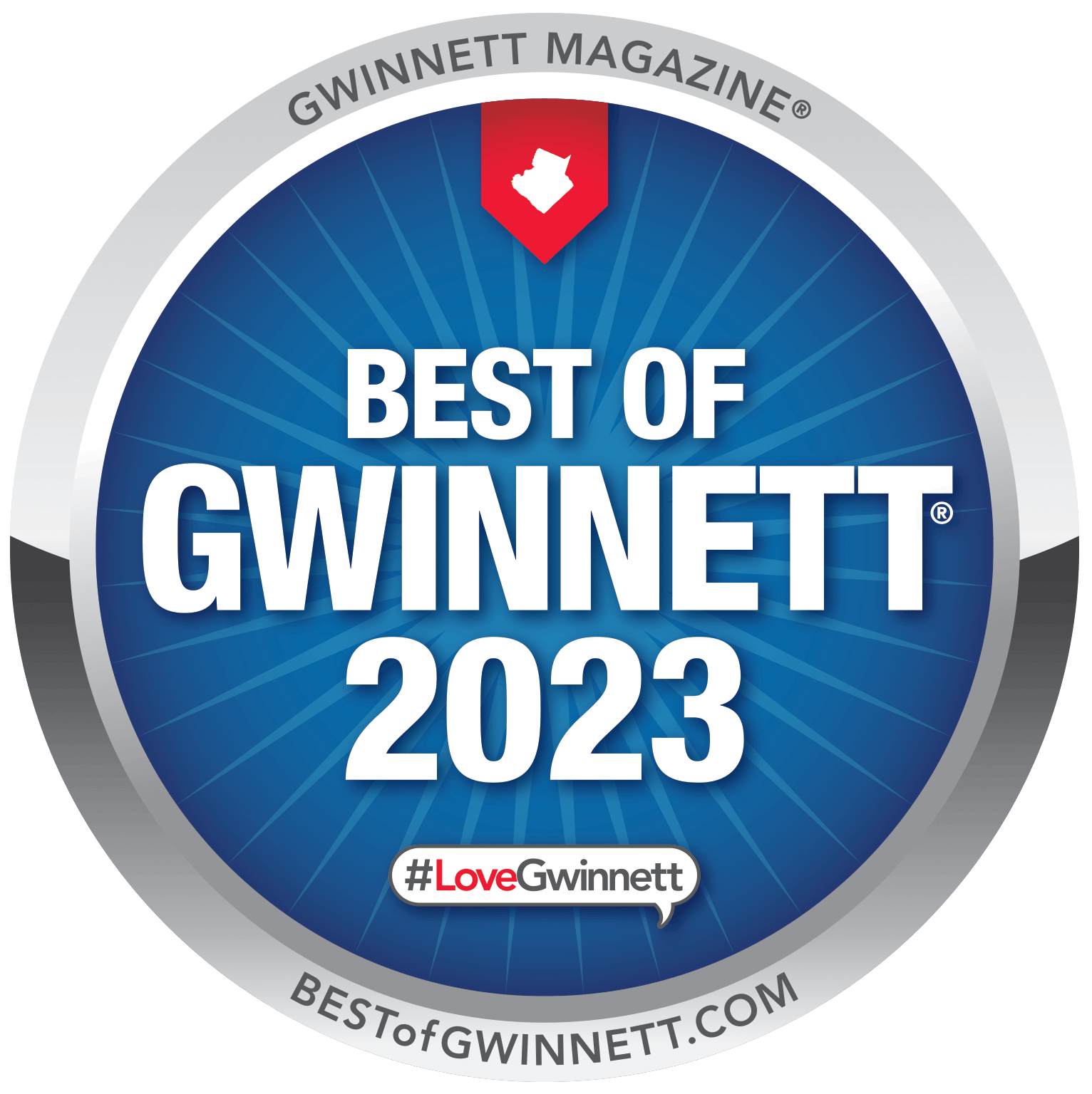 Gwinnett Magazine Best of Gwinnett 2023 logo