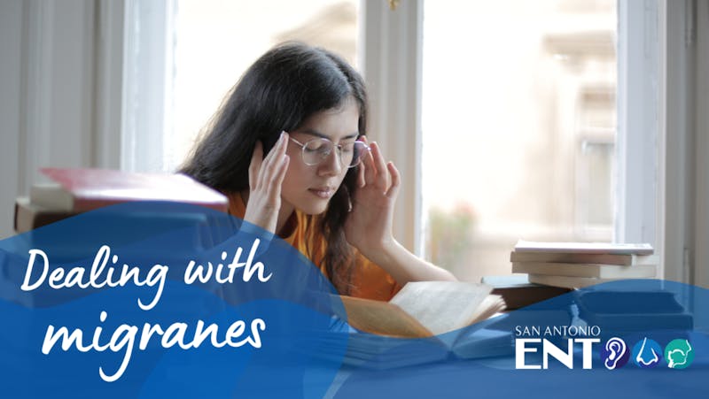 Woman with a Migrane