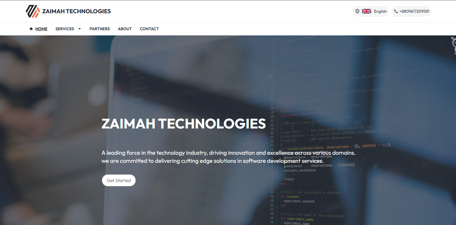 ZAIMAH TECHNOLOGIES screenshot