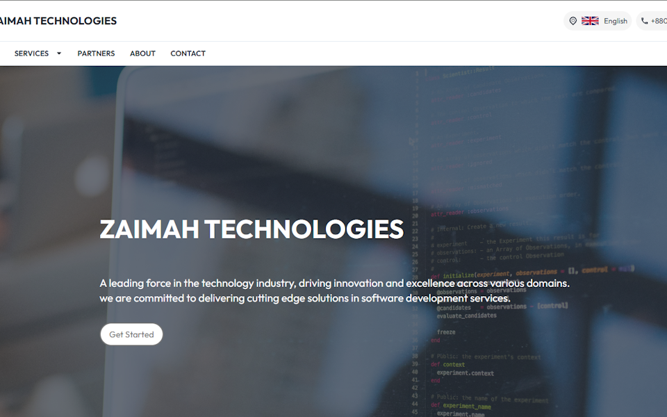 ZAIMAH TECHNOLOGIES screenshot