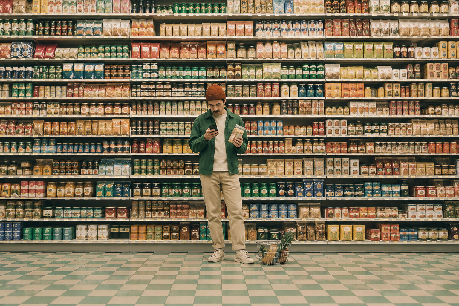 Supermarktregal