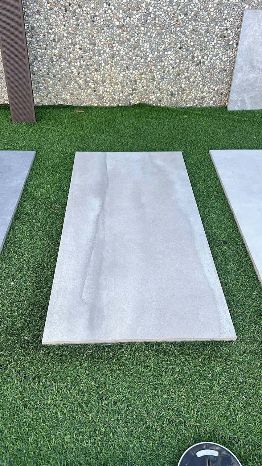 Pavimento in gres porcellanato galleggiante 2 cm CEMENT GREY 60x120 cm