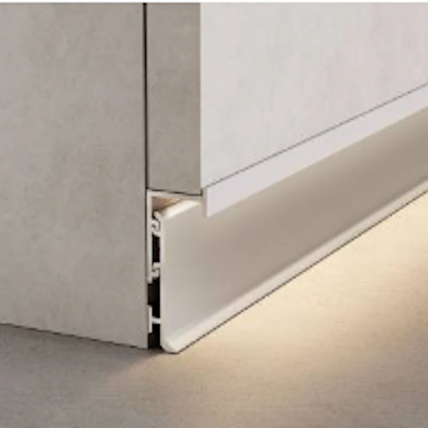 Battiscopa in alluminio Eclipse Shadow
