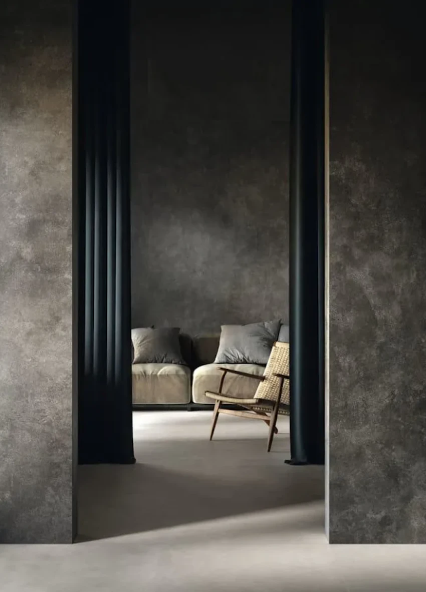 Lastra In Gres Casalgrande Padana Metropolis Graphite Naturale 120x278