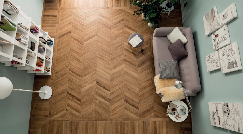Pavimento e Rivestimento in Gres Porcellanato effetto Legno serie Vintage by Ceramica Rondine