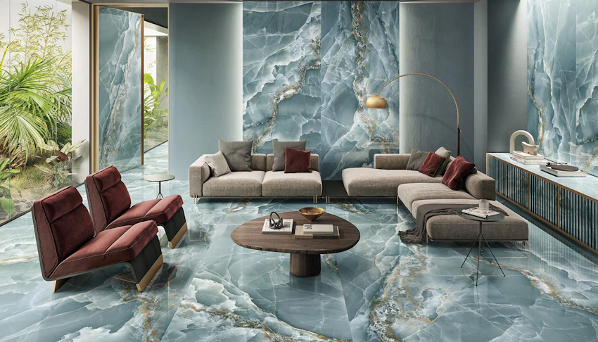 Lastra In Gres Emilceramica Tele di Marmo Onyx Green 