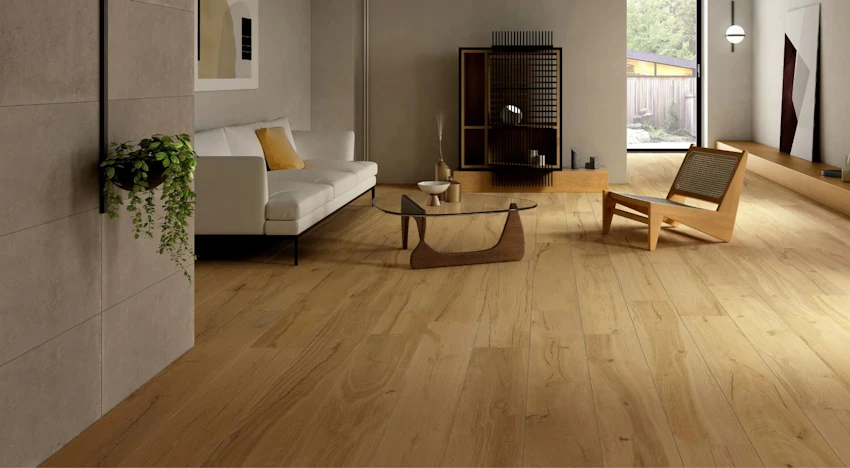Pavimento in gres porcellanato effetto legno serie Daring by Rondine