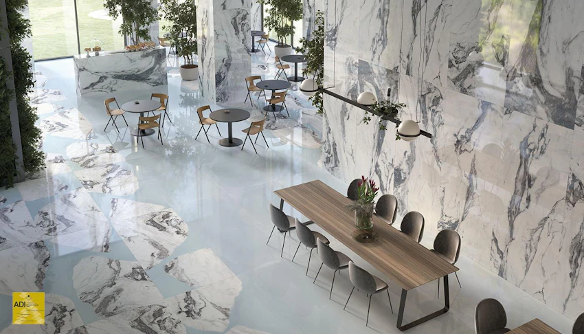 Gres porcellanato effetto marmo serie UNIQUEMARBLE by PROVENZA EMILGROUP