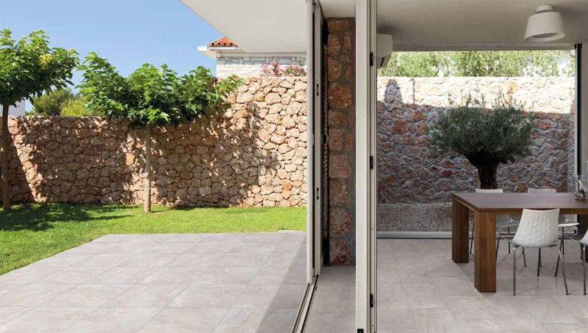 Gres per esterno Aspen grigio 2 cm R11 60x60 e 60x120