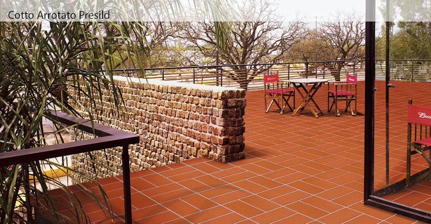 Pavimento in cotto arrotato Presild R12