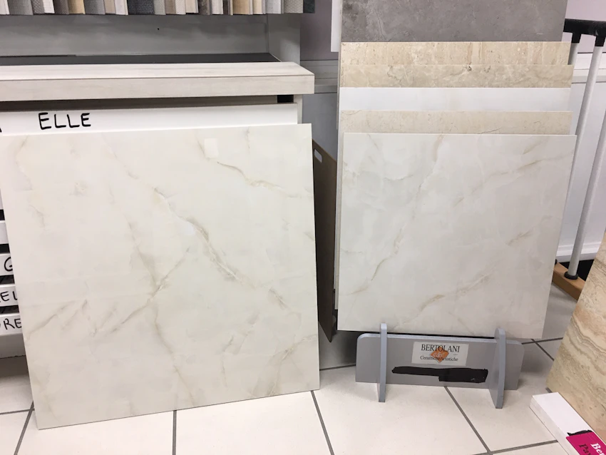 Pavimento levigato Onice Beige effetto marmo lucido 1°Scelta