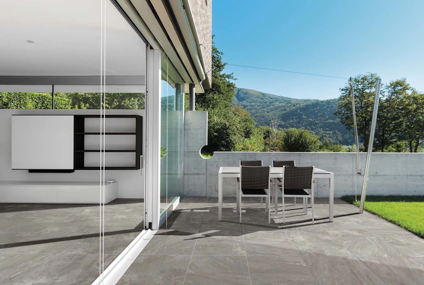 Pavimento galleggiante Aspen fumè 60x60 rettificato 1°Scelta 2 CM