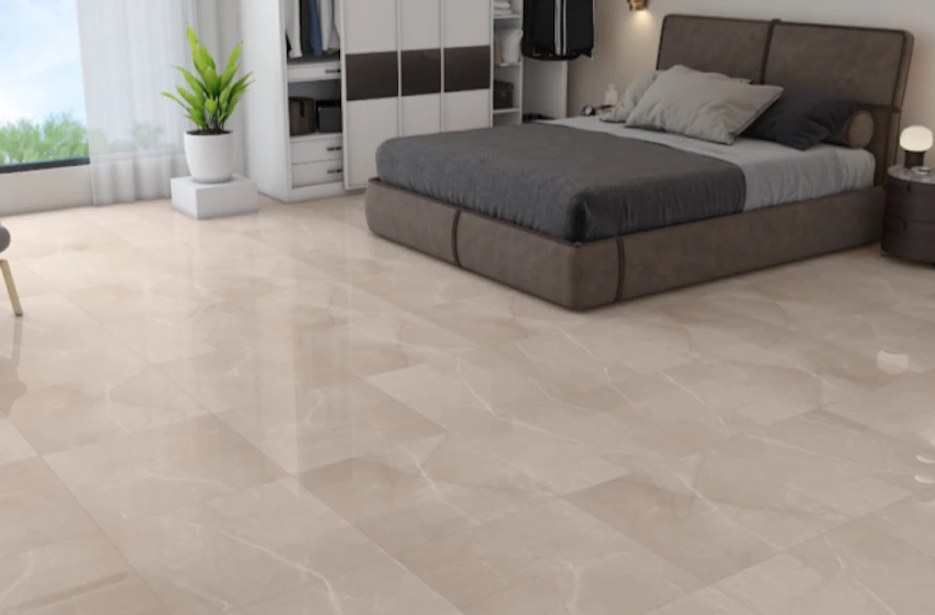 Pavimento in gres Morven Grey effetto marmo lucido 1°Scelta