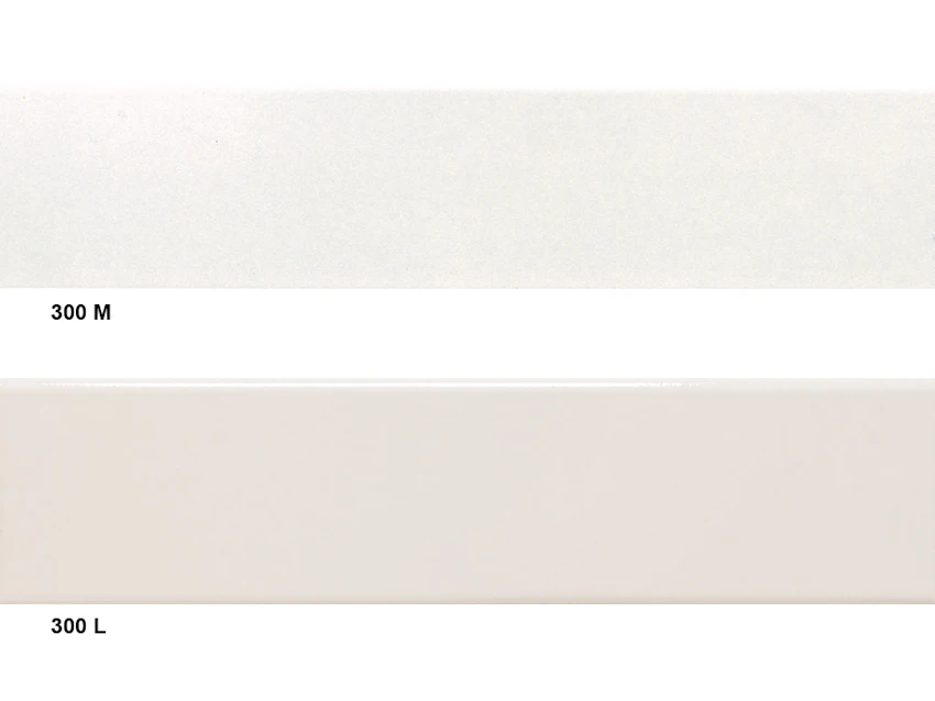 Battiscopa in gres bianco opaco 8x33 8x45 e 7x60