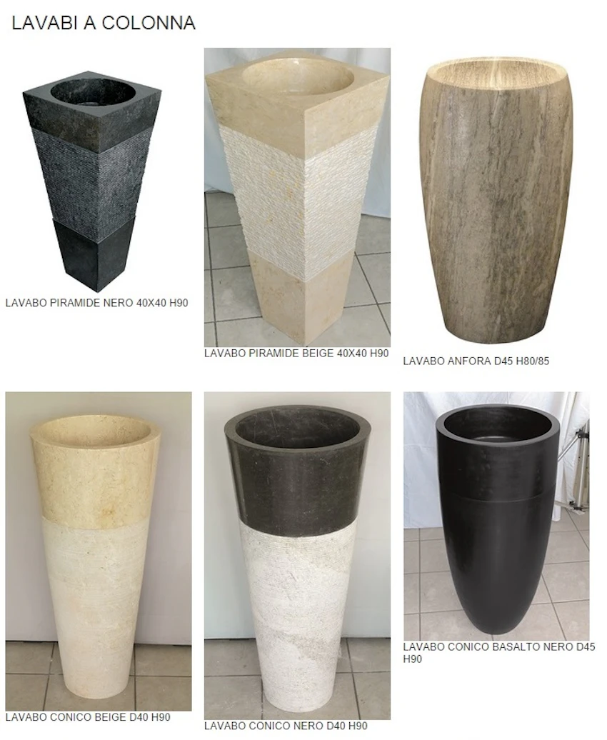 lavabi a colonna e lavabi mini