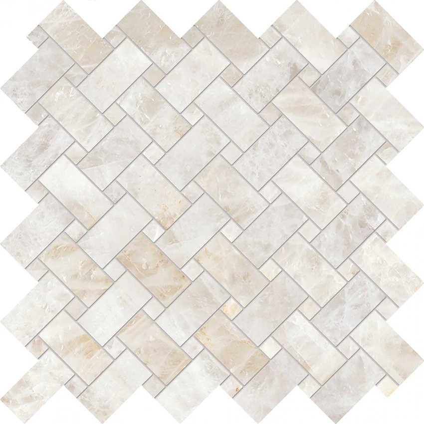 Pavimento in gres porcellanato Emilceramica serie Tele di marmo Precious Decori