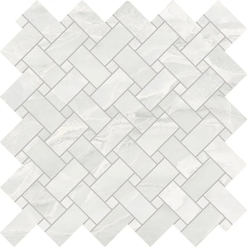 Pavimento in gres porcellanato Emilceramica serie Tele di marmo Selection Decori