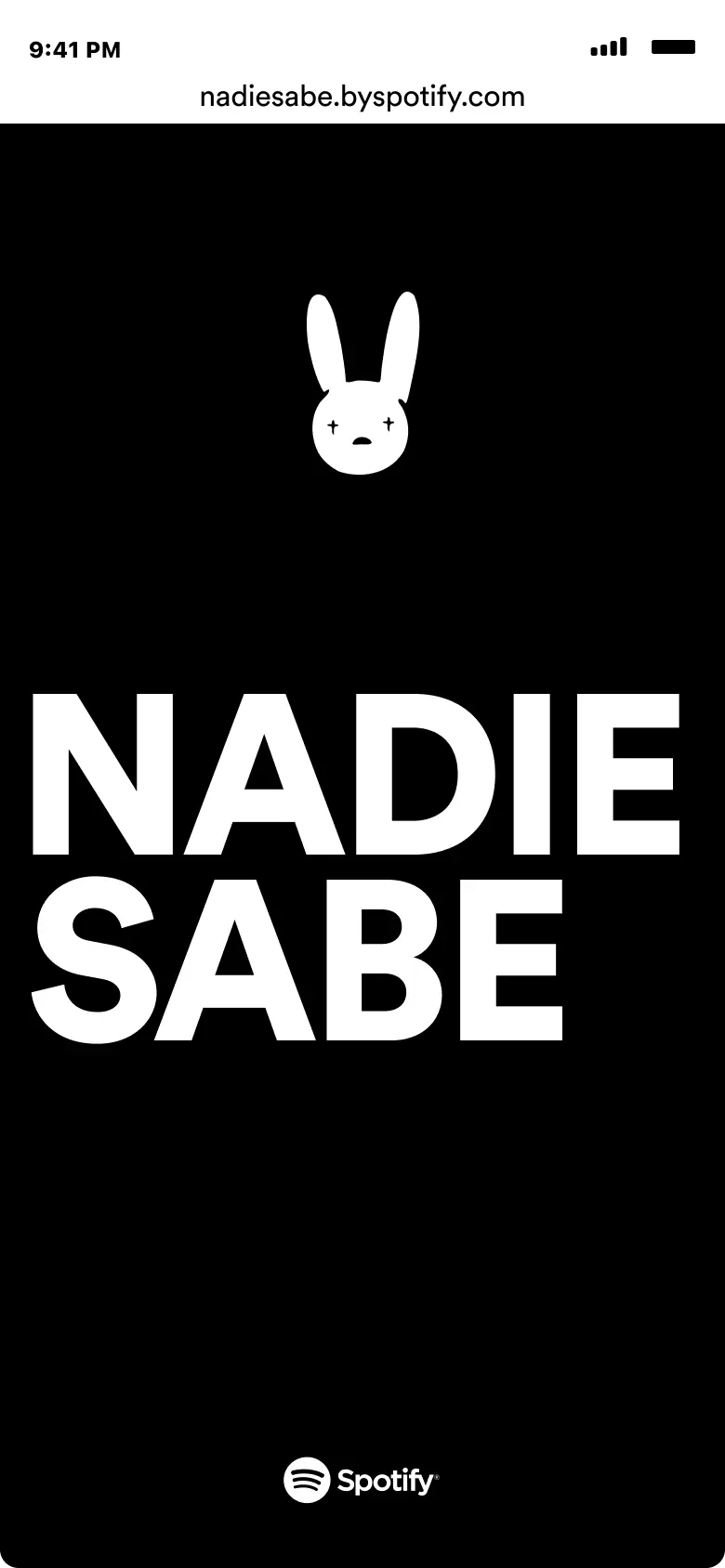 Bad Bunny - Nadie Sabe Lo Que Va a Pasar Mañana