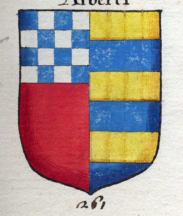 Archivio di Stato di Firenze, Fondo Ceramelli Papiani, Blasoni delle famiglie toscane descritte nella Raccolta Ceramelli Papiani, Famiglia Alberti (fasc. 42)