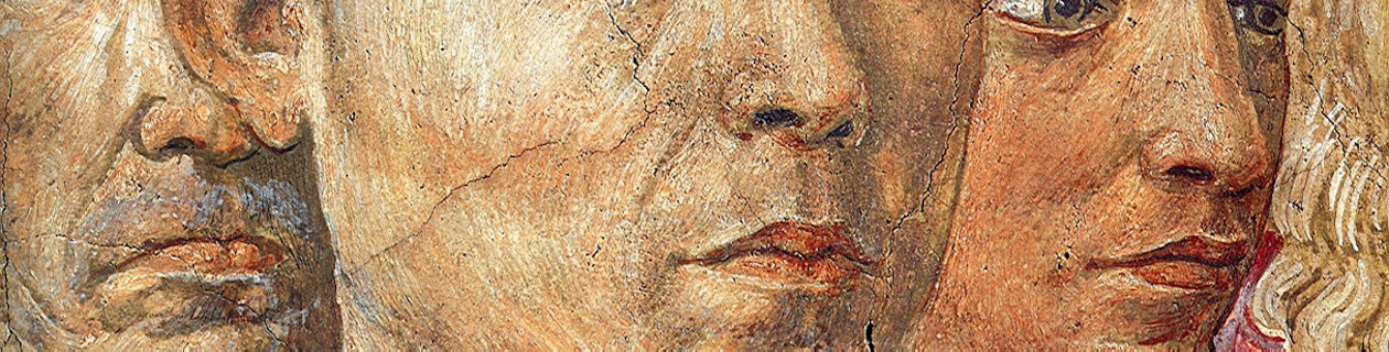 Benozzo Gozzoli, autoritratto (1459), Cappella dei Magi, Firenze, Palazzo Medici Riccardi