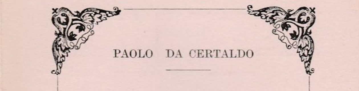 Paolo di Messer Pace da Certaldo