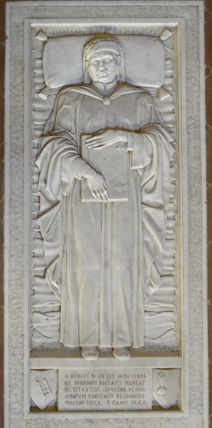 Mario Moschi, Cenotafio dedicato a Giovanni Boccaccio (1955 ca.) 4
