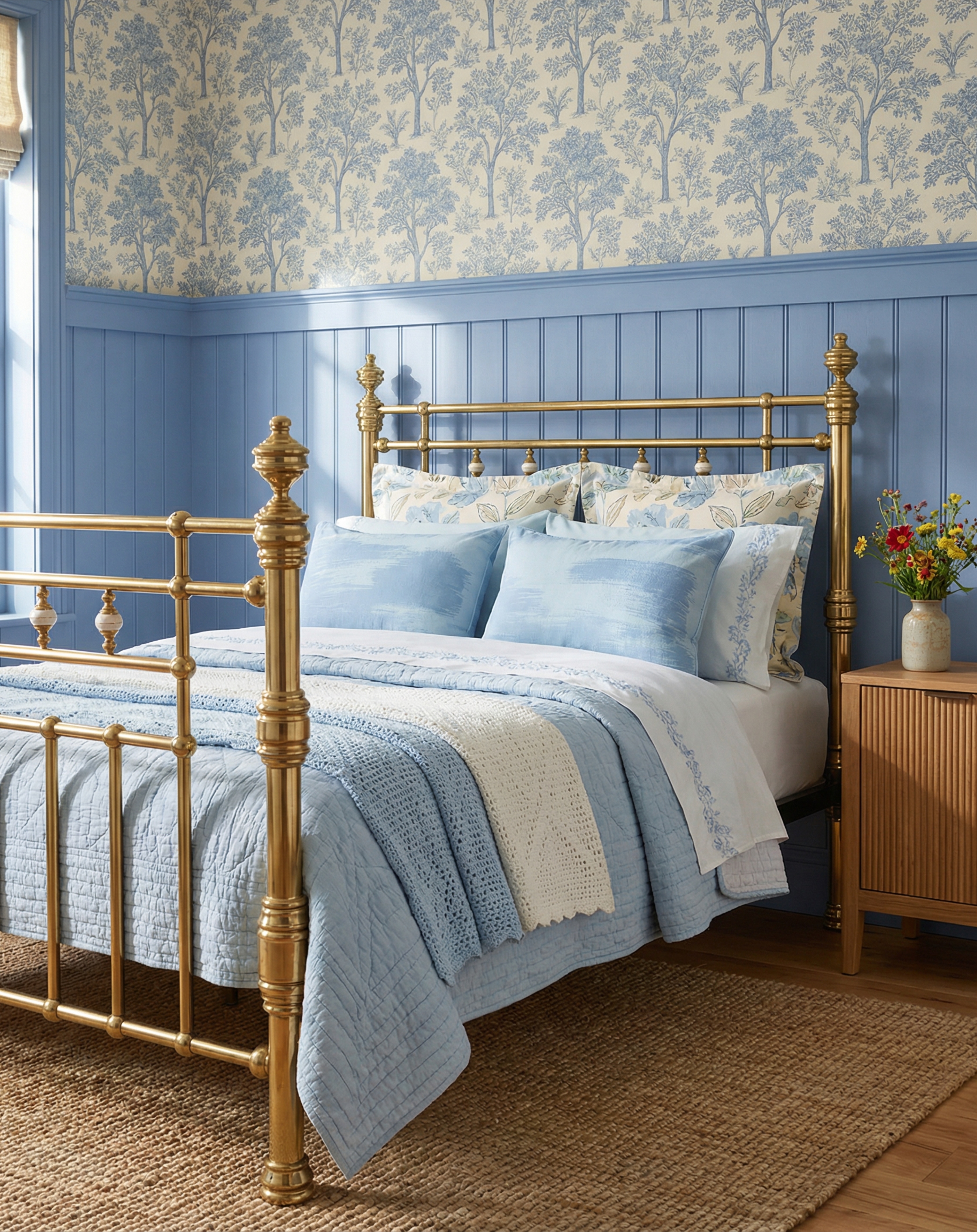 Boyne brass bed