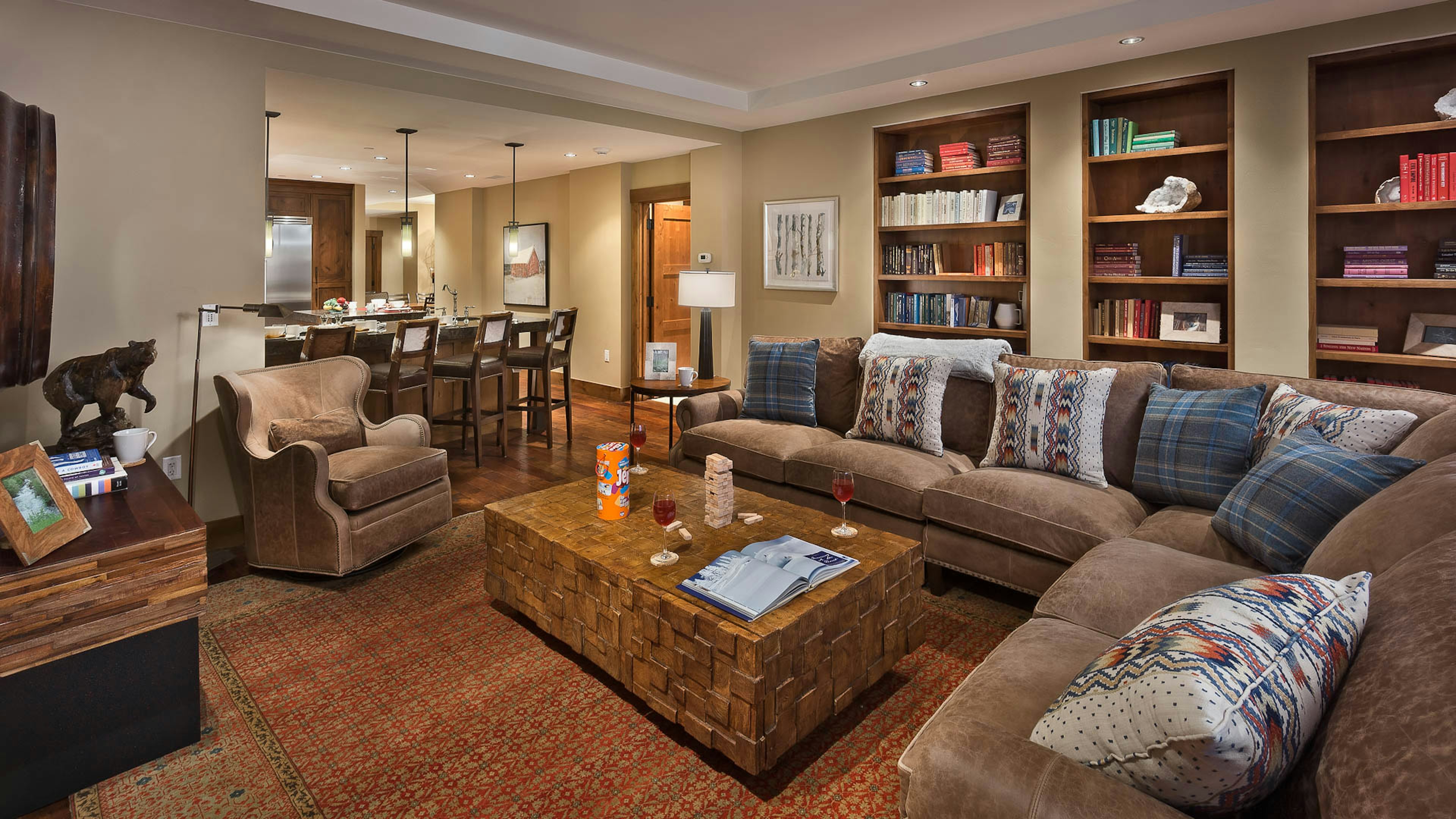 Upscale great room
