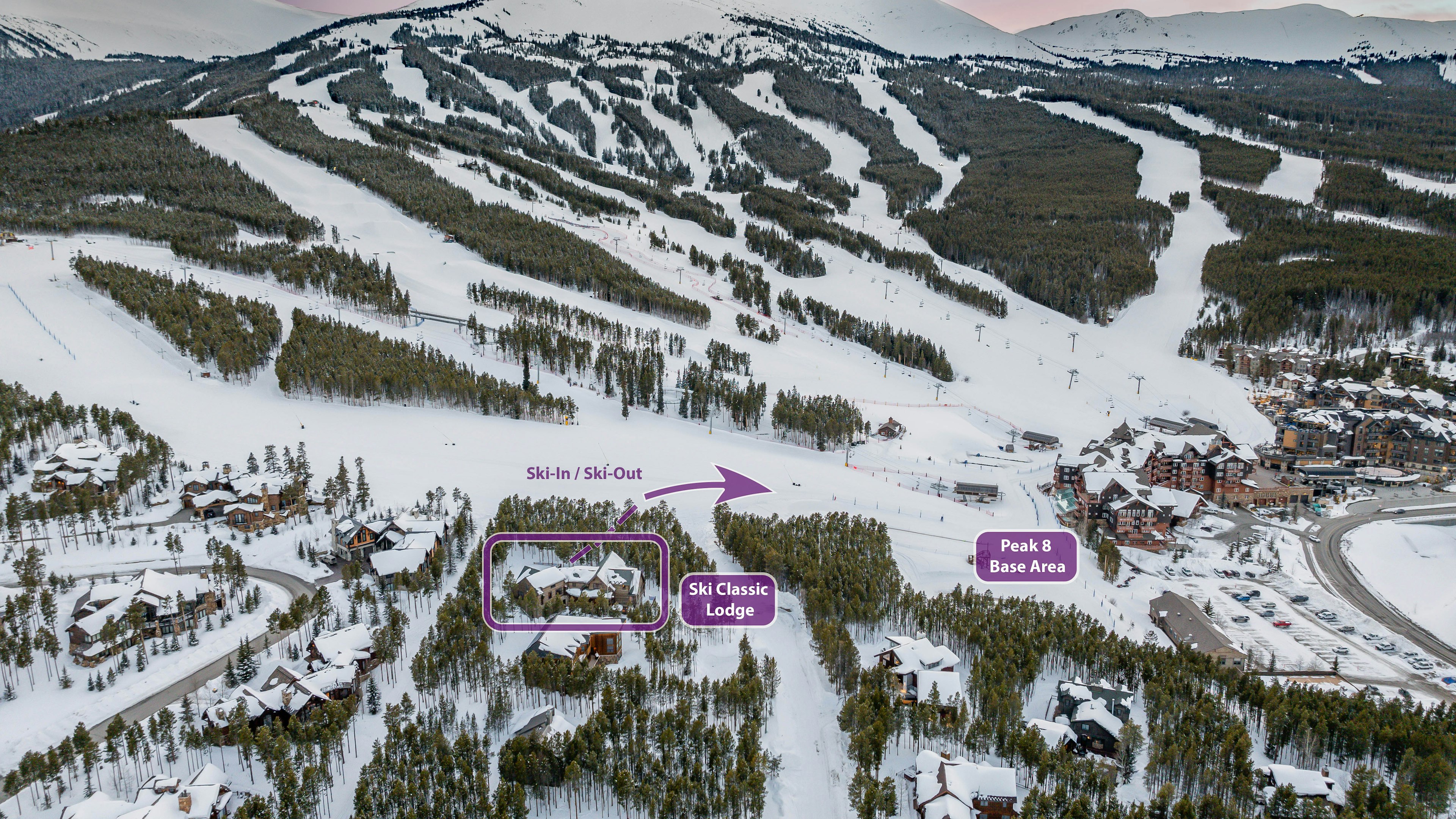 Ski Access Aerial