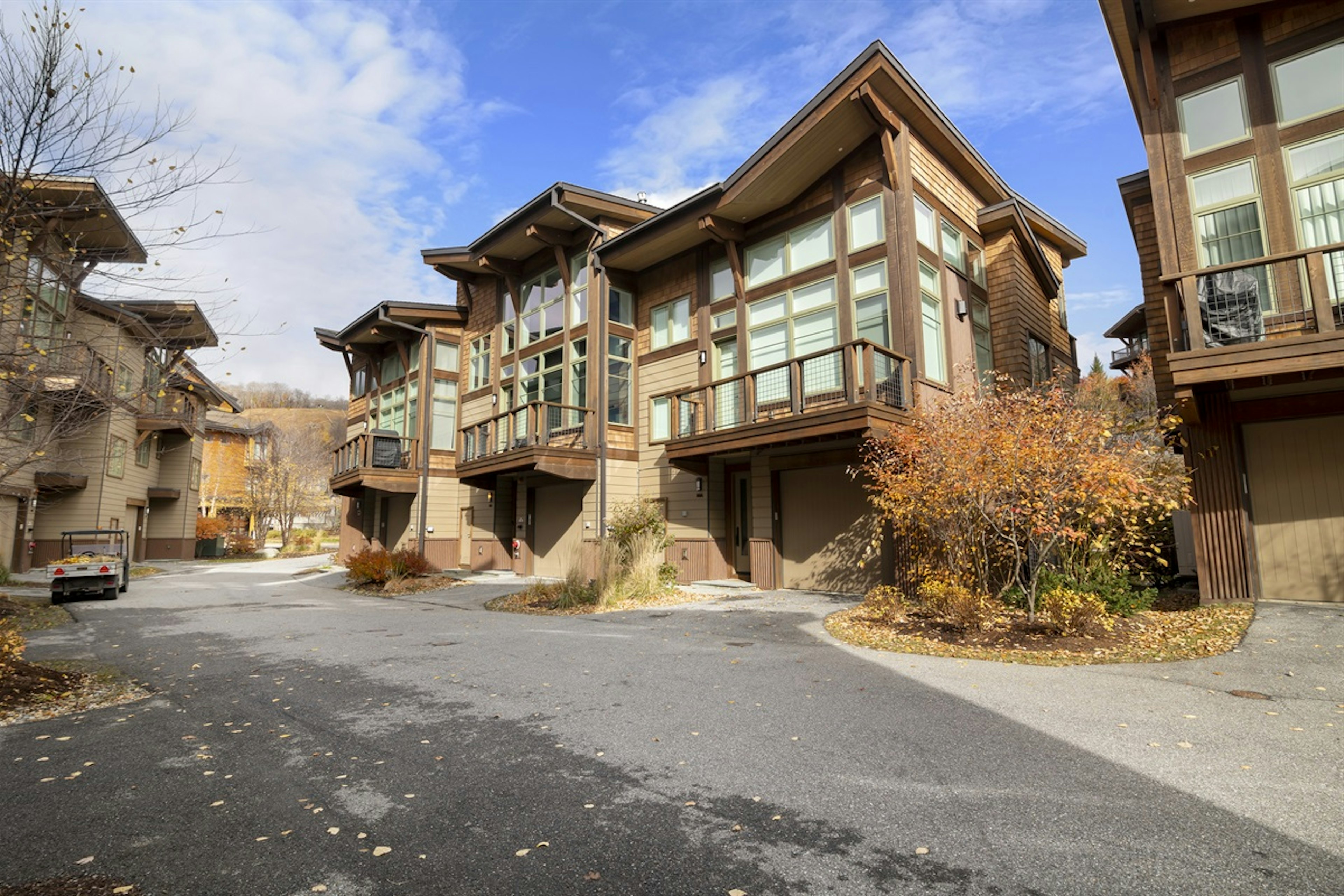 Ski lifts and ski school building only 50 yards away