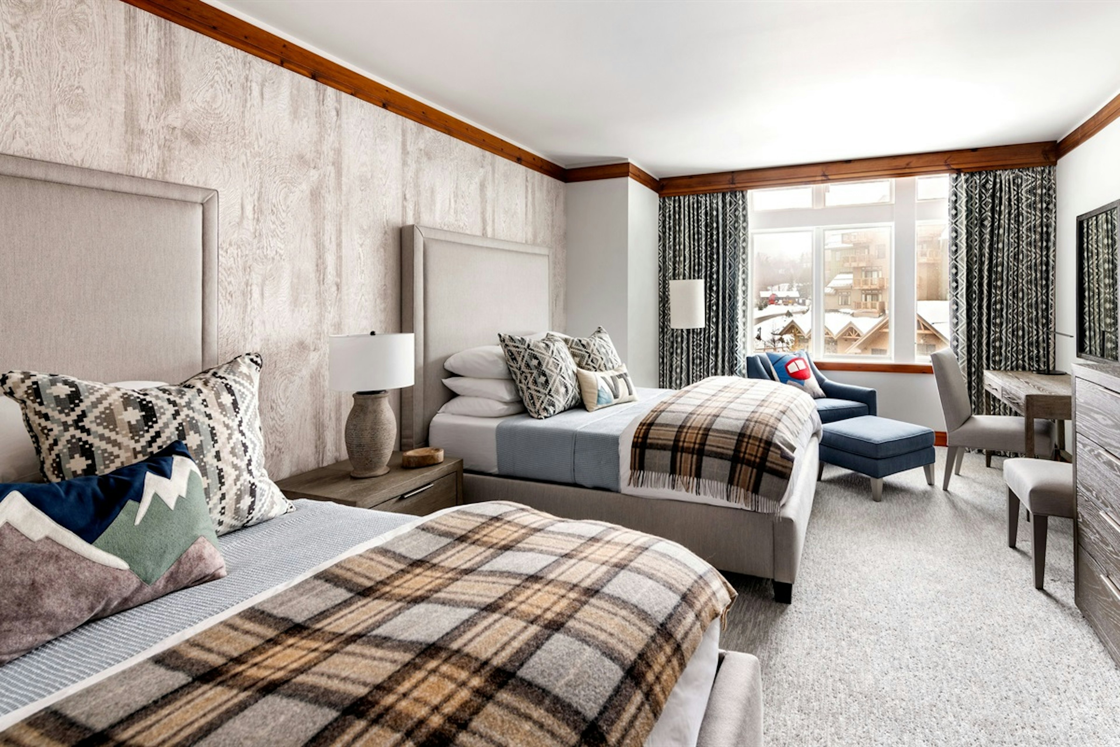 and a third bedroom for the kids.