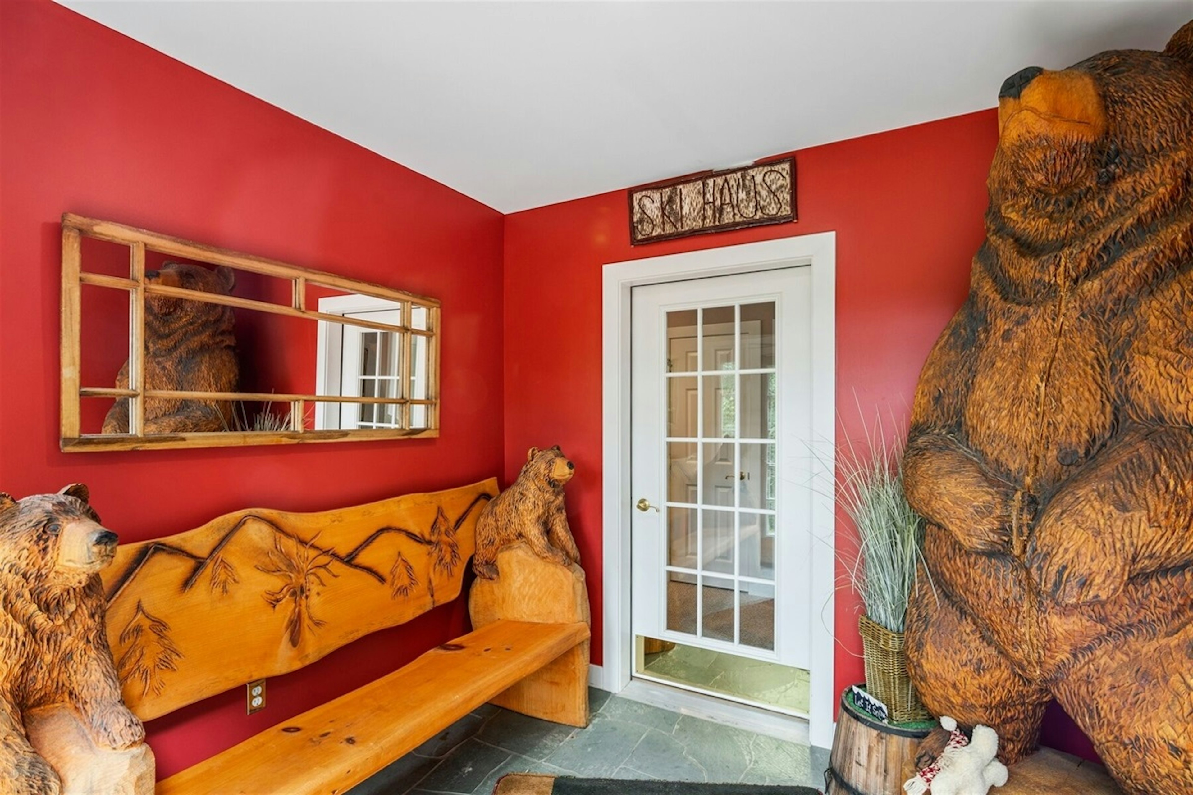Mudroom with bench