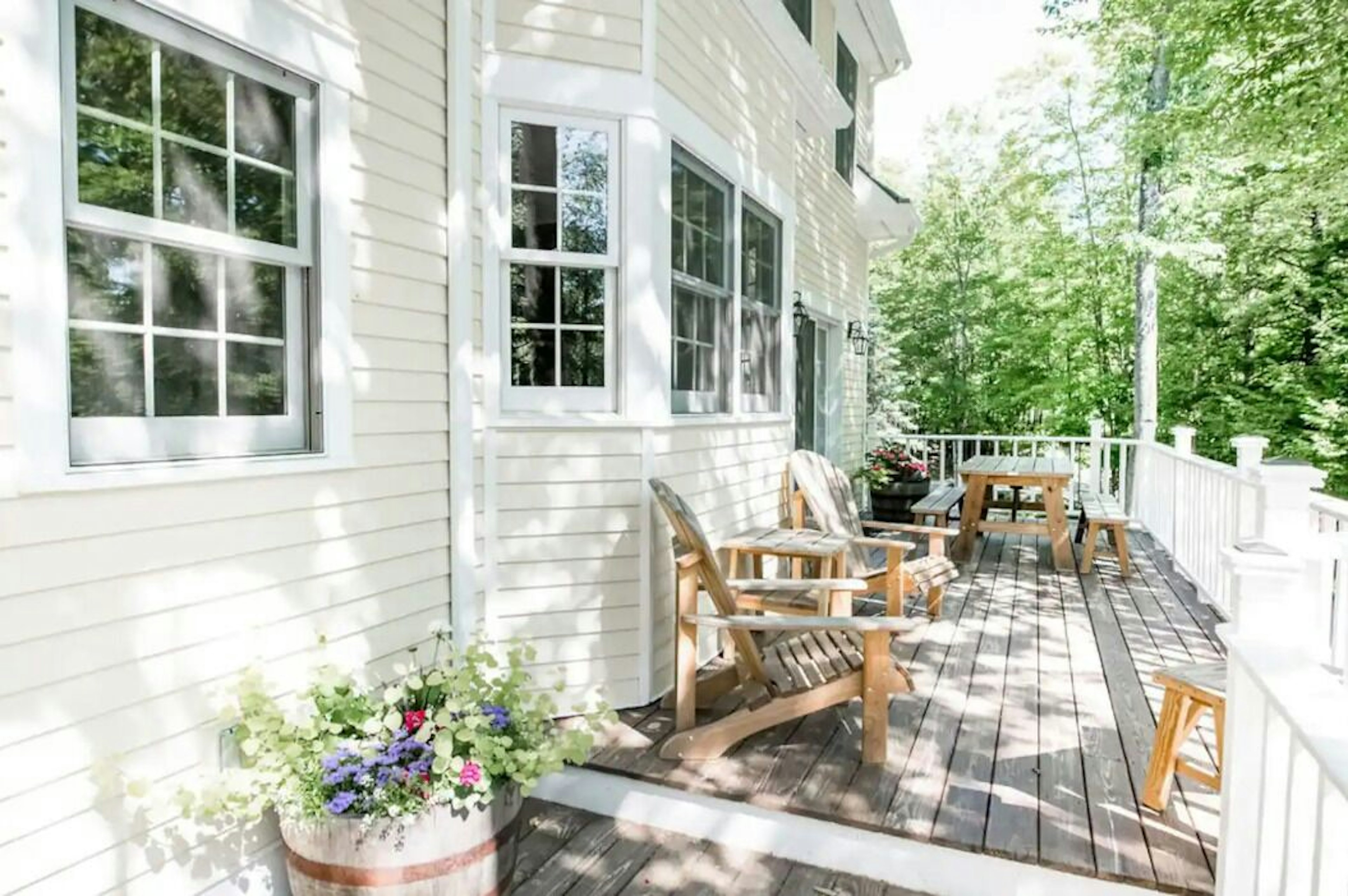 Relax or Dine Al Fresco on the deck