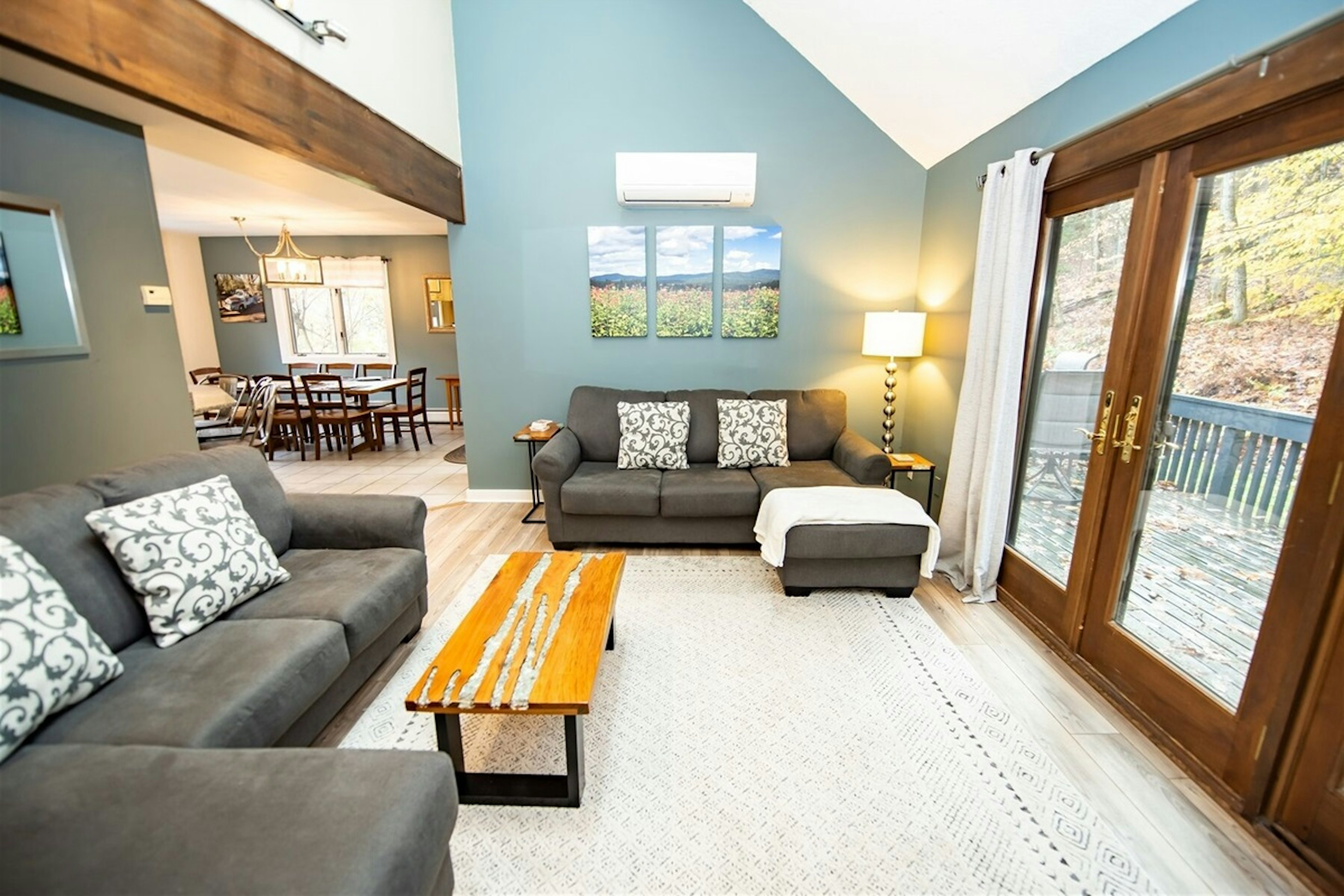 Comfortable open floor plan