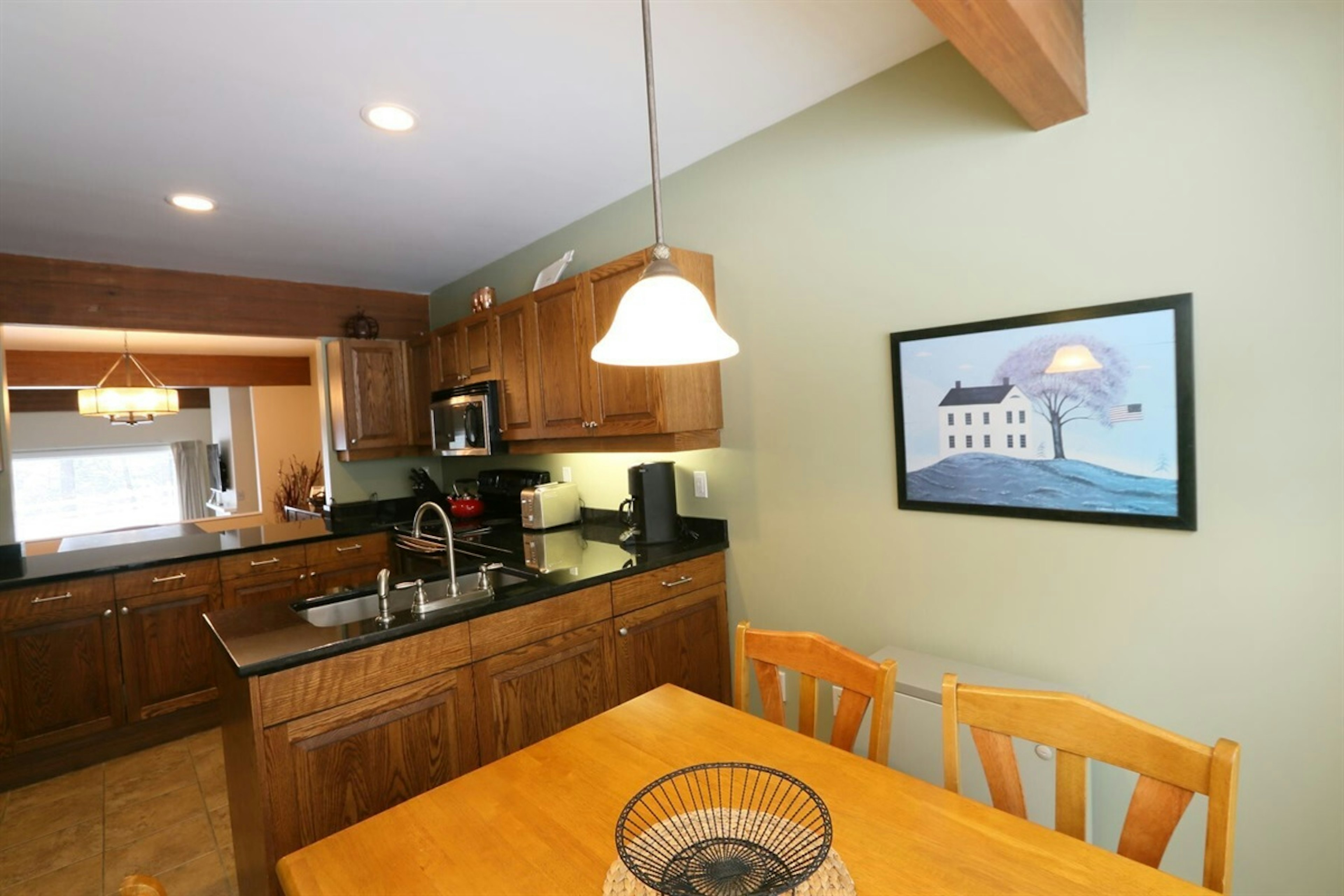 Enjoy your morning coffee in the sunlit breakfast nook