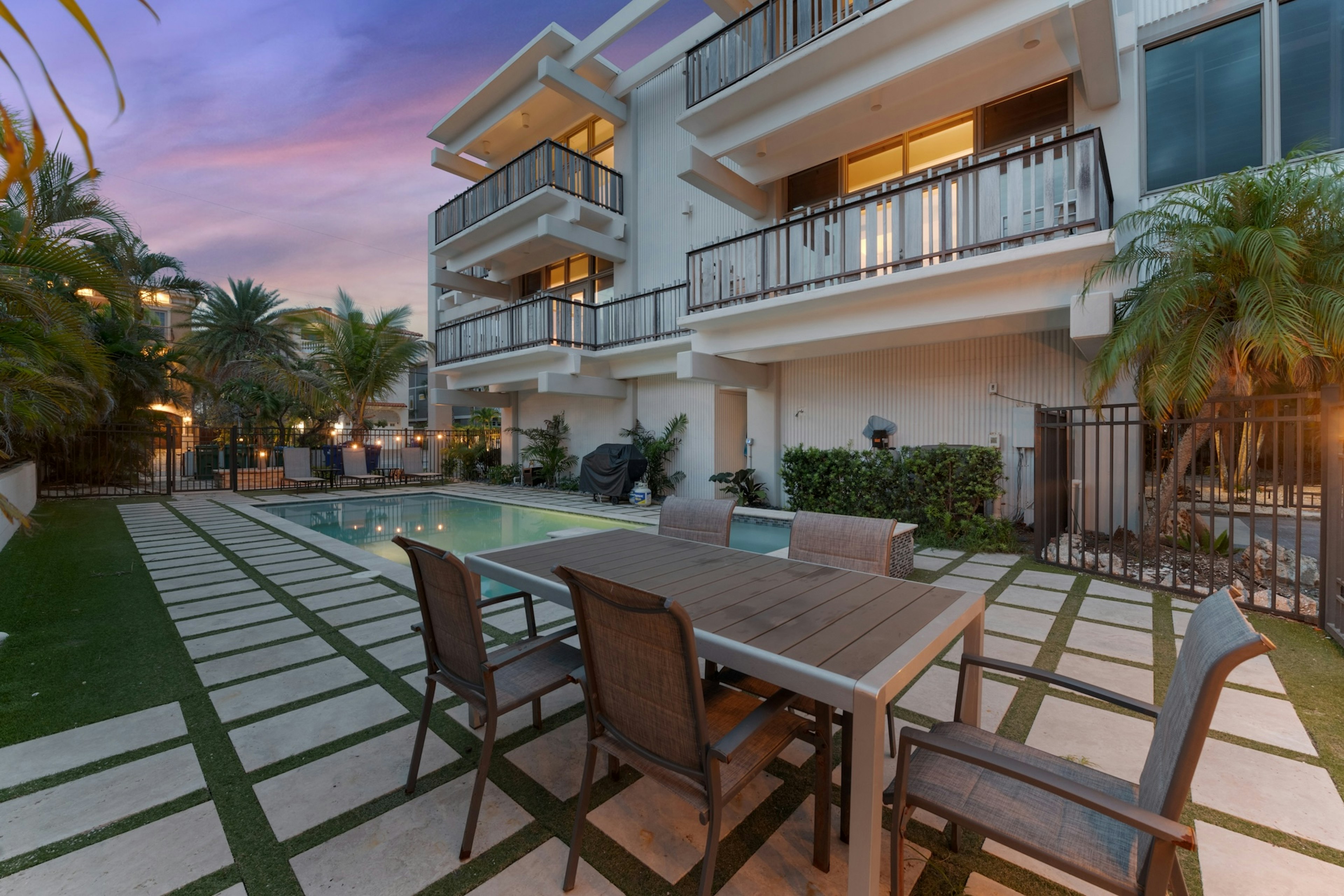 Poolside Dining Area