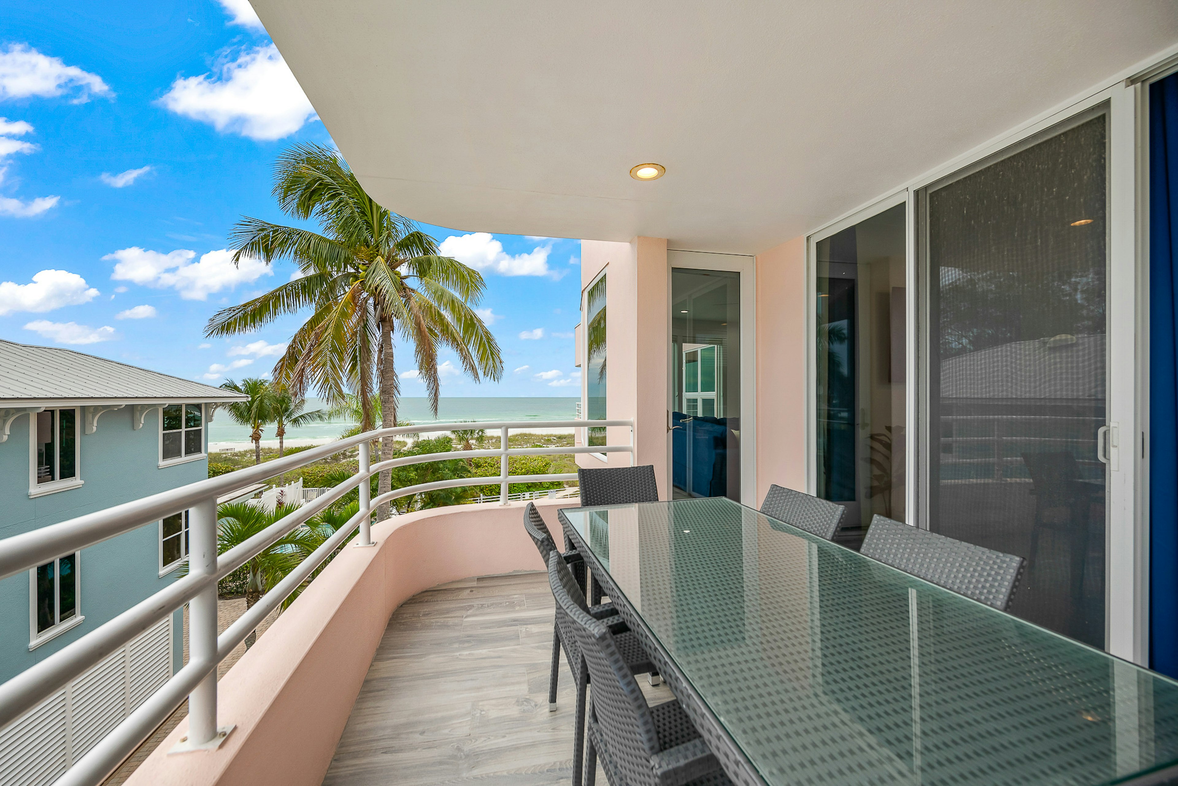 Balcony with Seating Space