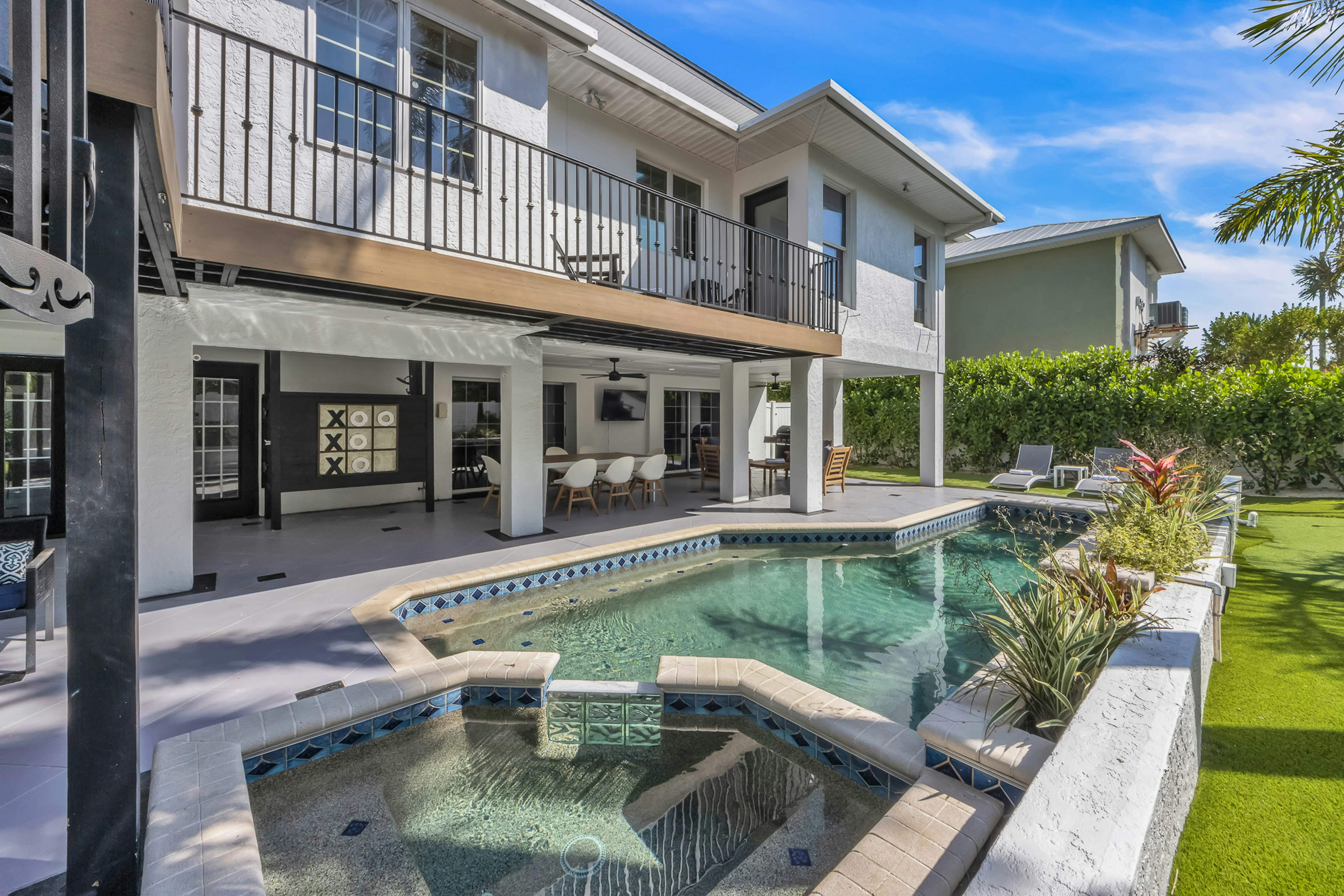 Modern Pool with Lounge Zone